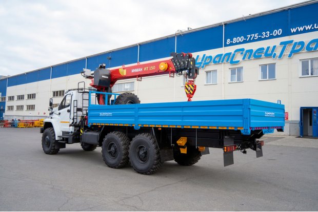 Бортовой с КМУ ИТ-150 (тросовый) УСТ 5453 Урал NEXT 4320-72Е5