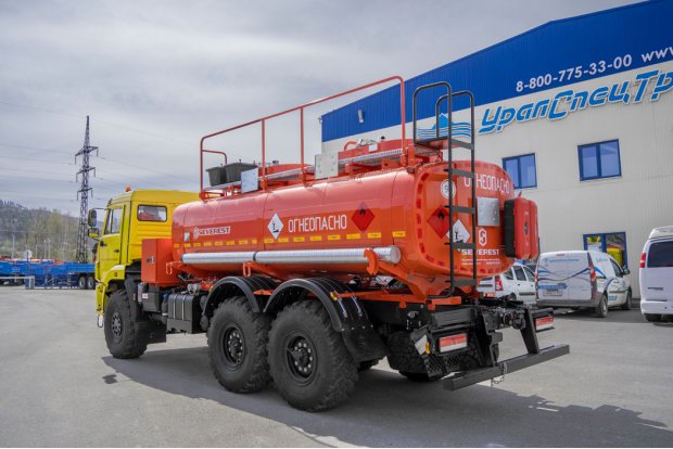 Автотопливозаправщик (насос, счетчик, пистолет) АТЗ-12-2Б УСТ 5453 Камаз 43118 ДОПОГ