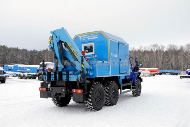 ПАРМ с КМУ ИМ-95 УСТ 5453 Урал 4320-1151-61