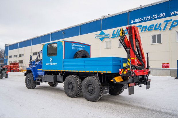 Грузопассажирский автомобиль ГПА 6+2 откр. с КМУ ИМ-95