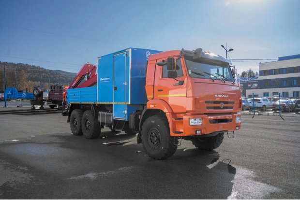 Грузопассажирский автомобиль ГПА 6+2 откр. ИМ-95 Камаз 43118 сп. место