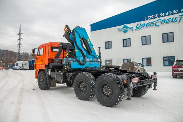 Седельный тягач с КМУ ИМ-180 УСТ 5453 Камаз 53504 (44108) сп.м