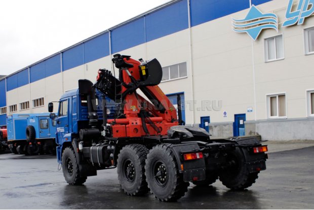 Тягач Камаз 53504-46 с КМУ Palfinger РK-15500 с верхним управлением