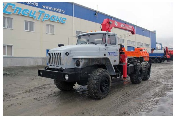 Седельный тягач с КМУ UNIC 503 УСТ 5453 Урал 44202-60Е5