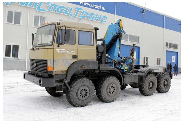 Седельный тягач с КМУ ИМ-180 УСТ 5453 Урал 532362-1151-70