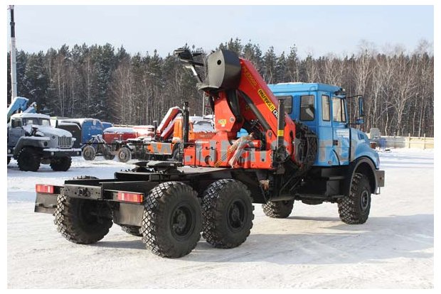 Седельный тягач с КМУ PK-23500А УСТ 5453 Урал 4320-58