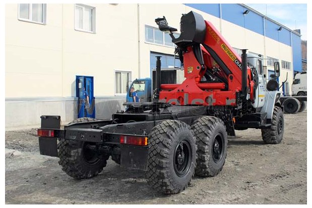Седельный тягач с КМУ PK-23500А УСТ 5453 Урал 4320Е5