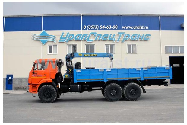 Бортовой с КМУ ИТ-80 (тросовый) УСТ 5453 Камаз 43118