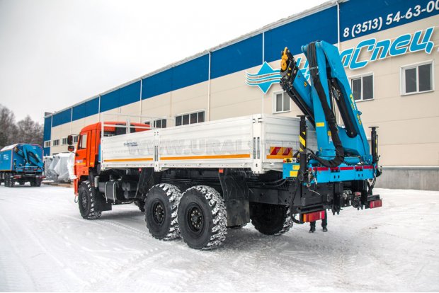 Бортовой автомобиль Камаз с КМУ ИМ-95