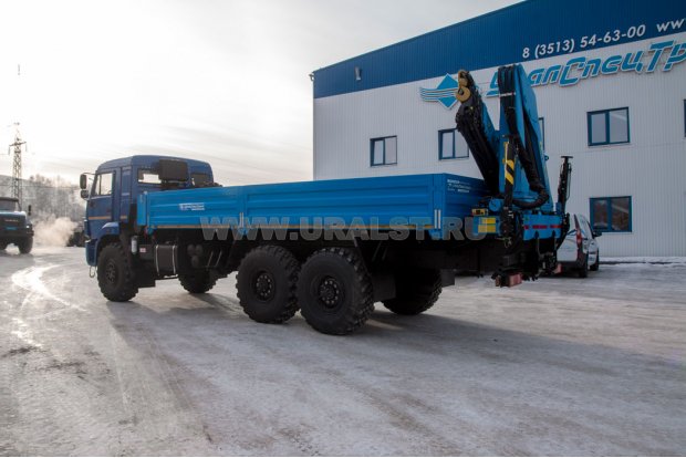 Бортовой автомобиль Камаз с КИМ-150N-04