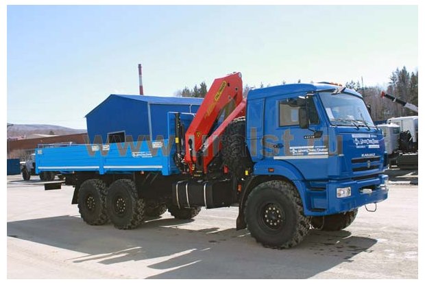 Бортовой автомобиль Камаз 43118 (CUMMINS) с краном-манипулятором Palfinger PK-23500А