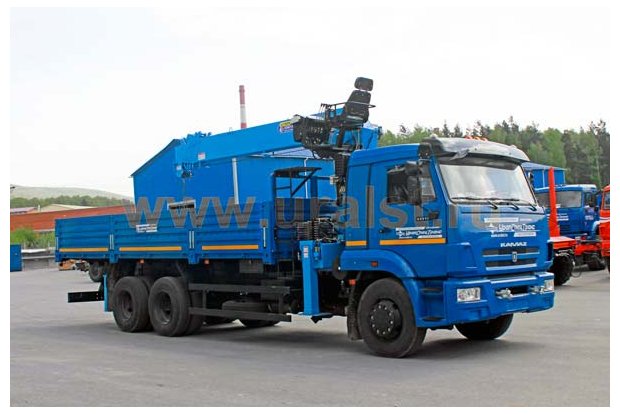 Бортовой с КМУ DongYang SS1926 УСТ 5453 Камаз 65117