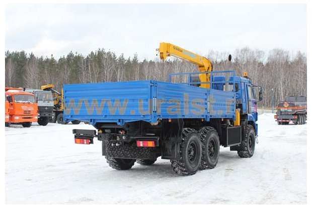 Бортовой с КМУ Soosan SCS513 УСТ 5453 Камаз 43118