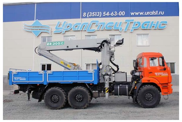 Бортовой с КМУ ИФ-300 УСТ 5453 Камаз 43118