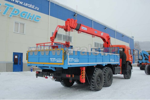Бортовой с КМУ KS-1256G-II УСТ 5453 Камаз 43118