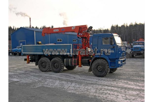 Бортовой автомобиль Камаз 43118-46 с КМУ Канглим KS1256G-II