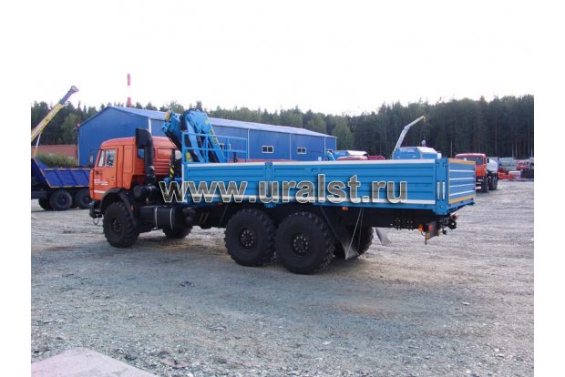 Бортовой Камаз с КМУ ИМ-180