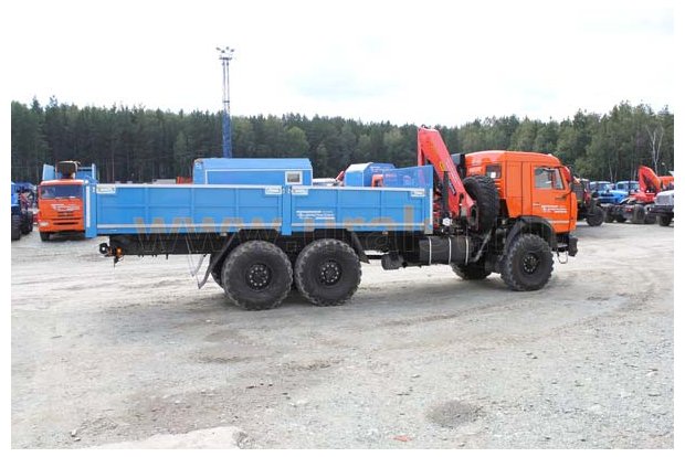 Бортовой с КМУ PK-15500А УСТ 54531 Камаз 43118-1098-10