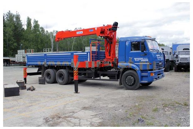 Бортовой с КМУ KS-2056 УСТ 54531 Камаз 65117
