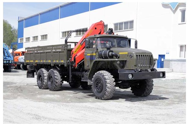 Бортовой с КМУ PK-15500А УСТ 5453 Урал 4320-1951-60