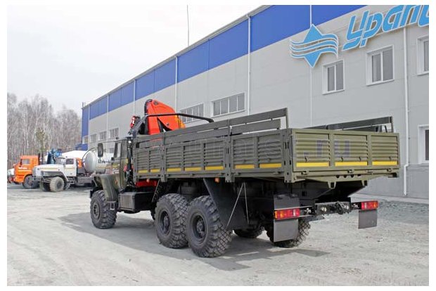 Бортовой с КМУ PK-18500А УСТ 5453 Урал 4320-1951-60