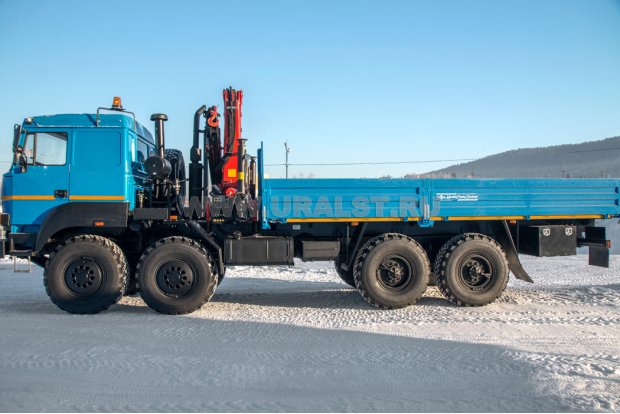 Бортовой контейнеровоз с КМУ PK-23500А УСТ 5453 Урал 532362-1151-70