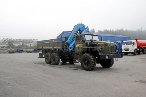Бортовой с КМУ ИМ-240 Урал 4320