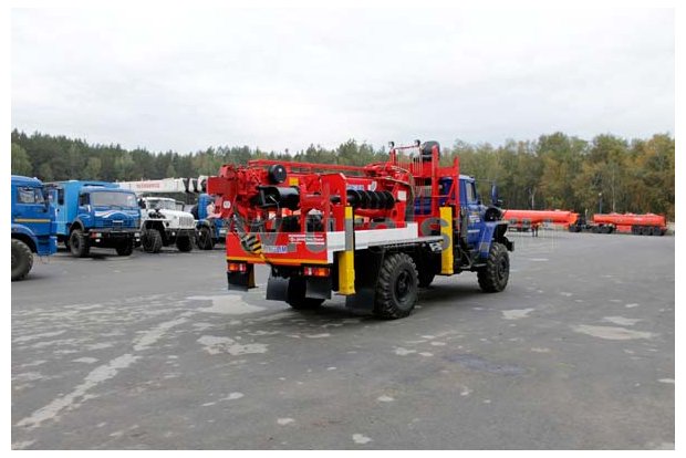 Буровая установка Урал с крано-буровой установкой Kanglim KDC 5600