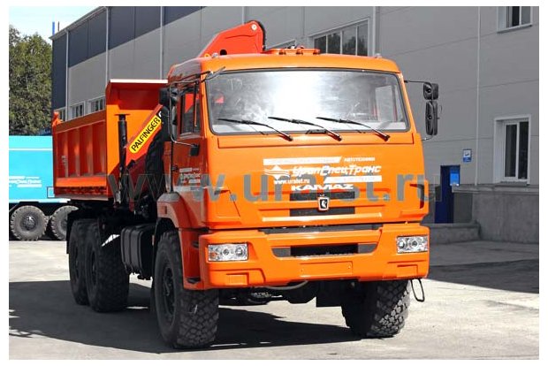 Самосвал с КМУ РК-15500В УСТ 5453 Камаз 43118
