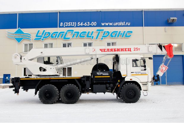 Автокран КС-45721 25 тн "Челябинец" сп.м., Камаз 43118