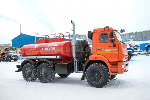 Автотопливозаправщик АТЗ-8-2Б УСТ 5453 Камаз 5350-66(D5) доработка под ДОПОГ