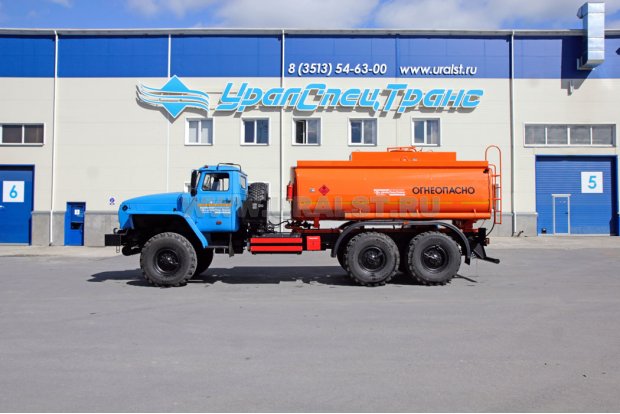 Автотопливозаправщик АТЗ-12 УСТ 5453 Урал 4320-1951-72 доработка под ДОПОГ