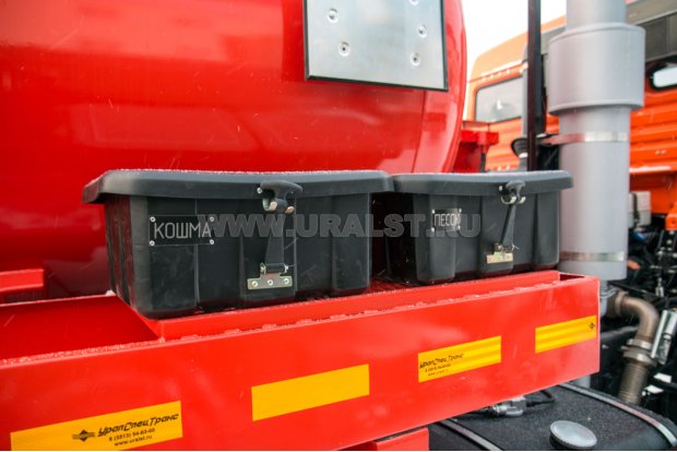 Автоцистерна вакуумная для нефтепродуктов АКН-11-ОД ВК УСТ 5453 Камаз 43118-50, доработка под ДОПОГ