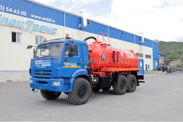 Автоцистерна вакуумная для нефтепродуктов АКН-11-ОД PNR УСТ 5453 Камаз 43118-50 сп.м., доработка под ДОПОГ