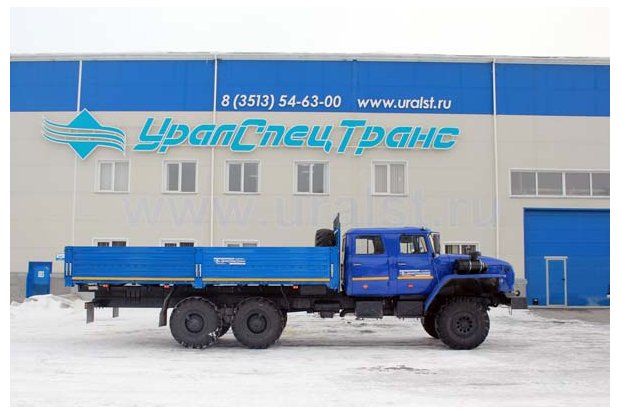 Бортовой Урал УСТ 5453 4320-1982-60Е5, тент