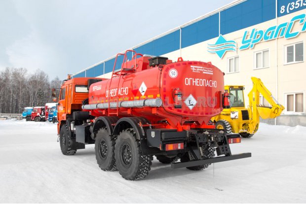 Автоцистерна бензовоз АЦ-10Б УСТ 5453 Камаз 43118 без насоса, доработка под ДОПОГ