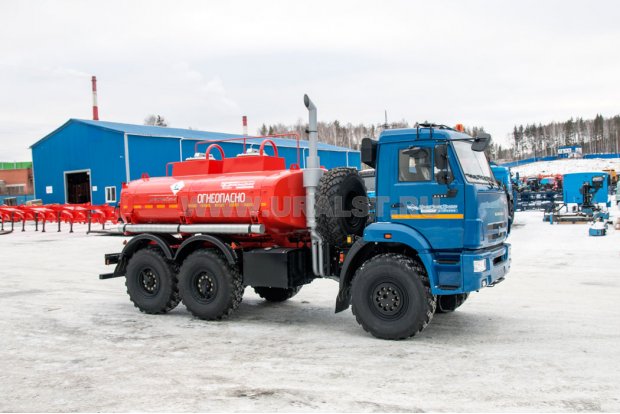 Автоцистерна бензовоз АЦ-8-2 УСТ 5453 Камаз 5350-66(D5) доработка под ДОПОГ