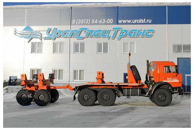 Трубоплетевозный автопоезд