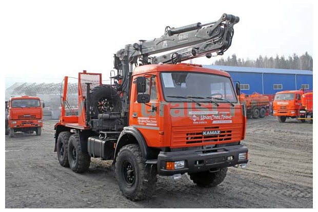 Лесовоз с ГМ СФ-85С Камаз 43118