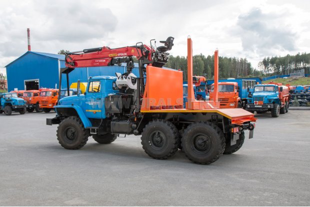 ЛЕСОВОЗ С ГМ EPSILON М130L97 УСТ 5453 УРАЛ 5557Е5
