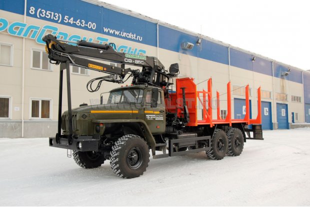 Сортиментовоз с ГМ СФ-85 Урал 4320-60Е5