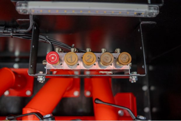 Блок пневмоуправления донными клапанами