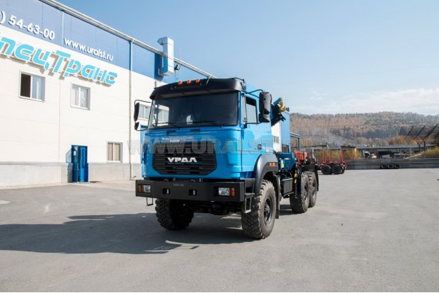 Седельный тягач с КМУ РК 13.501 SLD УСТ 5453 Урал 44202-82Е5