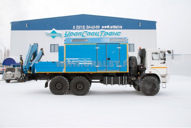 ПАРМ с КМУ ИМ-150 УСТ 5453 Камаз 43118