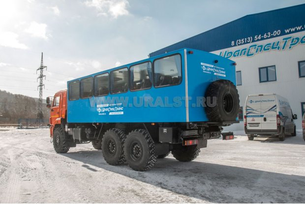 Автобус вахтовый 28 базовая УСТ 54535 Камаз 43118-50, сп. место