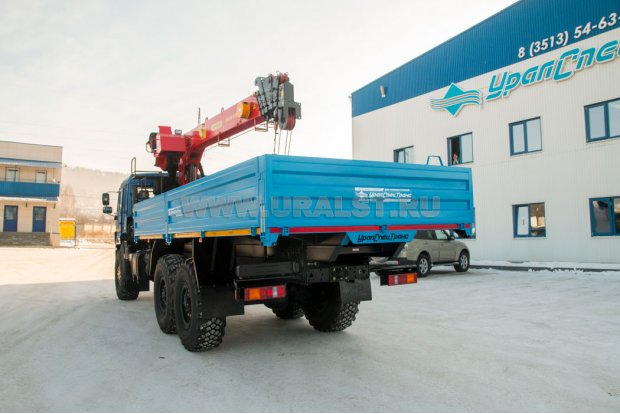 Бортовой с КМУ ИТ-150 (тросовый) УСТ 5453 Камаз 43118 сп.м