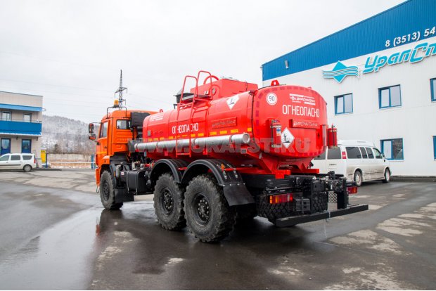 Автоцистерна бензовоз АЦ-10 УСТ 5453 Камаз 43118-50, доработка под ДОПОГ