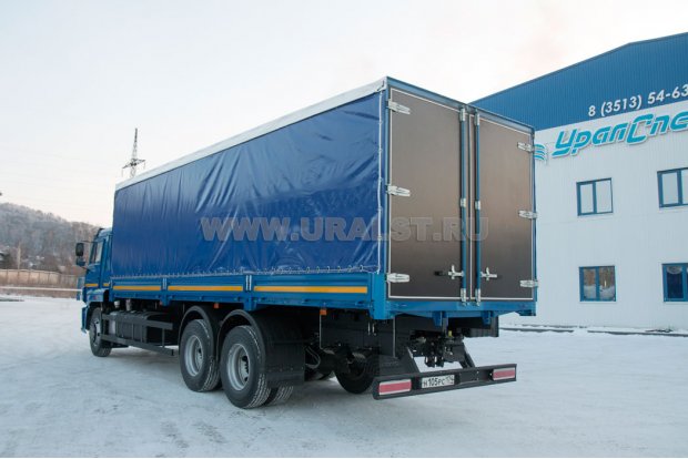 Бортовой автомобиль Камаз 65117-50 с тентом