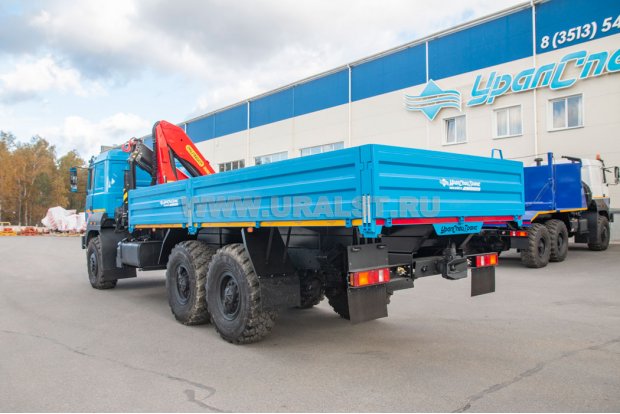 Автомобиль бортовой Урал 4320-80М с КМУ ИМ-150N