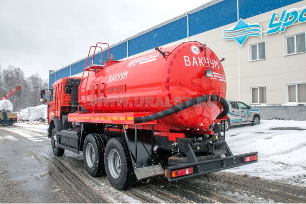 Автоцистерна вакуумная МВ-10 КО УСТ-5453 на шасси Камаз 65115